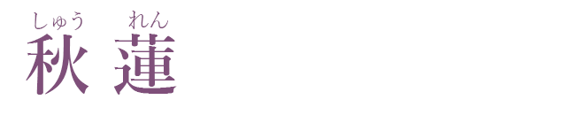 秋蓮のペア・シングルプラン